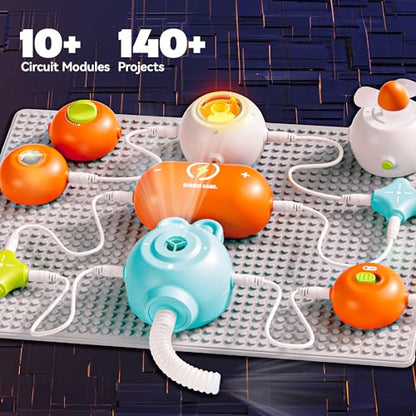 SMILESSKIDDO Science Kits Electronics STEM Kit 140+ Projects 10+ Parts - style: 140+ Projects