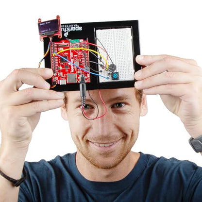 SparkFun Inventor’s Kit for MicroPython - SIK - RP2350 IoT RedBoard - 5 Guided Projects (16 Circuits) with Sensors - OLED - Motors - Robot Build - Solderless STEM Kit