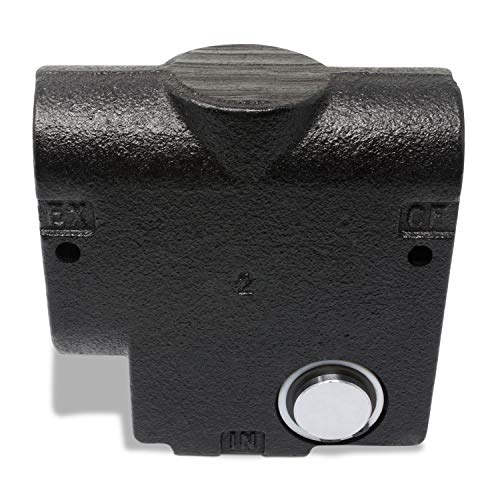 Hydraulic Adjustable Variable Flow Control Valve, 0-16 GPM, #8 SAE Ports - size: #8 SAE Port, style: No Relief