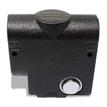 Hydraulic Adjustable Variable Flow Control Valve, 0-30 GPM, #12 SAE Ports - size: #12 SAE Port, style: No Relief