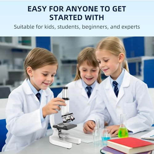 40-2000X Compound Microscope for Kids Adults Beginners