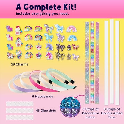 DIY Unicorn Headband for Girls Ages 5+, Mess-Free Birthday Gifts Idea - style: Unicorn Headbands