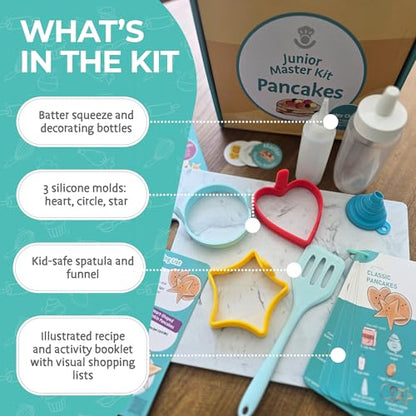 Tovla Jr. Kids Pancake Making Kit | Learn to Cook Breakfast | Ages 5-12 - style: Pancake Making Kit