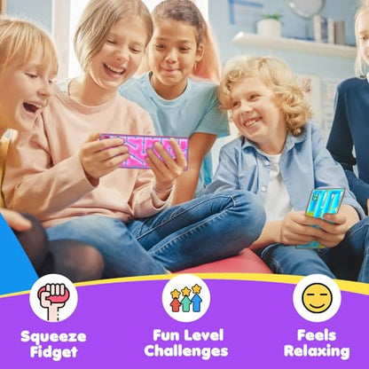 12-Pack Sensory Maze Fidget Toys for Kids & Adults: Quiet Squishy Calming Tools for Autism Children - Stress Fidgets for Travel & Office - Classroom Must Haves & Treasure Rewards Party Favors,Easter - style: 12pcs