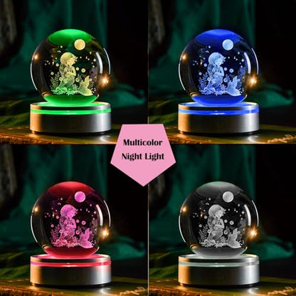 IFOLAINA Mermaid Crystal Ball Gifts for Girls Her Back to School Gifts - color: Mermaid
