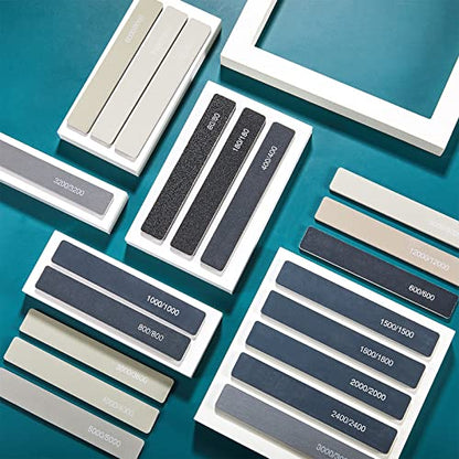 Honoson 20 Pcs Sanding Sticks Model, Low and High Grits, Classic Style - style: Classic Style