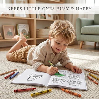 ZICOTO Fun Coloring Book for Kids - Set of 3 Cute Toddler Coloring Books