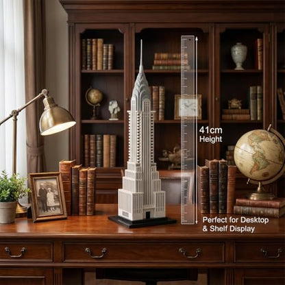 1:800 New York Chry - Building Blocks,1207 PCS MOC Model for Adults - color: Chry City