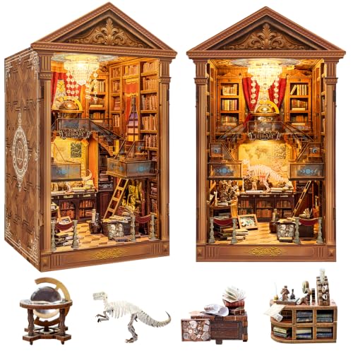Book Nook Kit DIY Miniature House 3D Wooden Puzzle - Reading Hall - color: Reading Hall