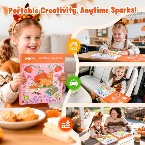 JoyCat Paint with Water Coloring Books for Toddlers (Thanksgiving) - style: Thanksgiving