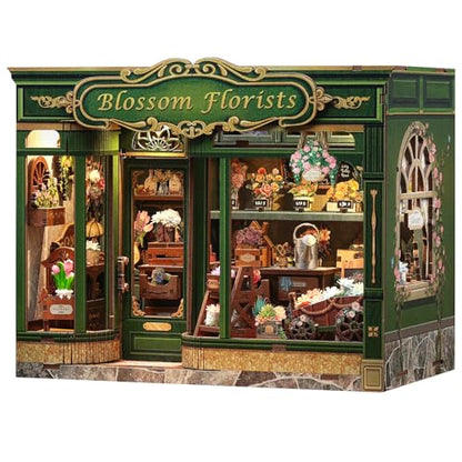 Fsolis Miniature House Book Nook Kit - color: Blossom Florists