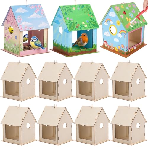 DoubleFill 10 Pack Bird Feeder Kit for Kid, Make Your Own Bird Feeder Craft
