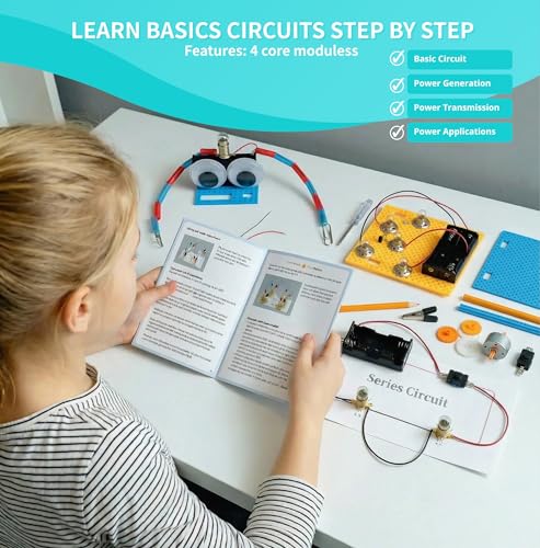 STEM Electric Circuit Kit for Kids Ages 8+,Educational Science Kit