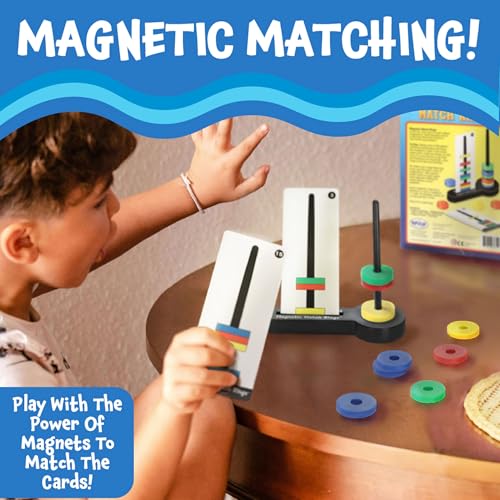 Popular Playthings Magnetic Match Rings, Stacking and Matching Magnets Game