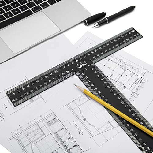 Mr. Pen - T Square, T Ruler, 45 cm, Metal, T Square Ruler, Drafting Tools - size: 18 inch
