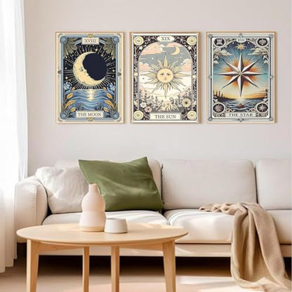 3 Pack Tarot Diamond Art Kits for Adults Diamond Painting Kits for Aduls - color: DP02775