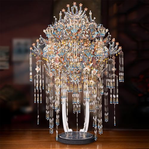 Piececool 3D Metal Puzzles for Adults Kingfisher Phoenix Coronet Model Kit