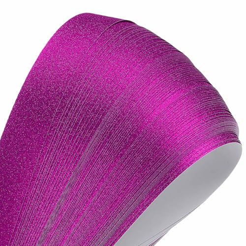 MECCANIXITY 200 Sheets Origami Paper Glitter Stars Papers Rose Red Fold Paper for Beginner Arts Crafts Projects,0.4 x 8.7 Inch - color: Rose Red