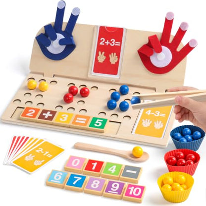 Math Manipulatives Montessori Toys for 3 Year Old Preschool Educational Toy