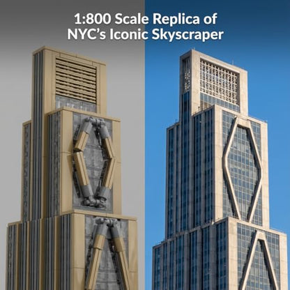 270 Park Avenue New York - Building Blocks,3180 PCS 1:800 Model for Adults - color: 270 Park Avenue
