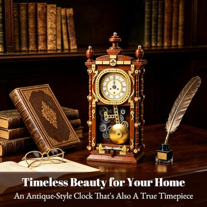 Vintage Mechanical Pendulum Clock Building Blocks Set (751PCS)