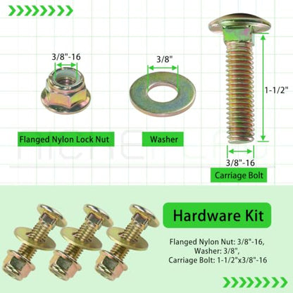 2 Pack 175820 Idler Pulley for Husqvarna 48" Z4824 Z4822 Decks - color: A17 2x532175820