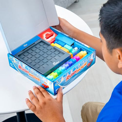 ThinkFun Rush Hour Traffic Jam Logic Game - Engaging STEM Toy for Kids Age 8 and Up - Enhances Reasoning & Planning Skills - MESH Accredited - 20+ Awards - Trusted Worldwide Seller for Over 20 Years - style: New Packaging