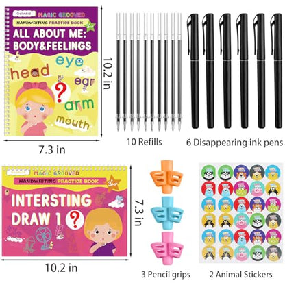 Golinkid Magic Grooved Writing Practice, grooved Handwriting Practice