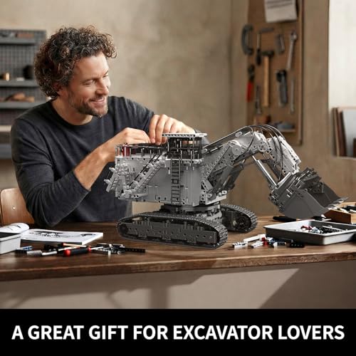 Mould King App Control Large Excavator Building Set for Adults, 3567 Pieces Mining Construction Vehicle Model with Motors, STEM Engineering Blocks Kit