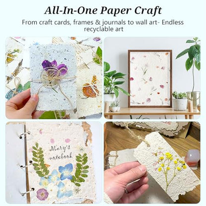 Aboofx Paper Making Kit, A7 Mini Paper Making Screen Frame Kit(3"x4") - size: A7