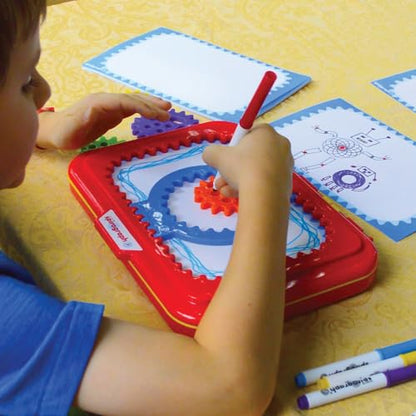 Spirograph Jr. — Jumbo Sized Gears Classic Retro Toy For Spiral Drawing Art Design Toy Kit for Smaller Hands — For Kids Ages 3 and Up - style: Original