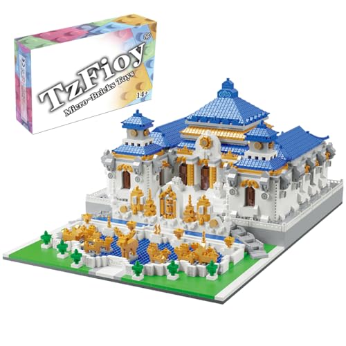 Old Summer Palace Micro Brick Building Set (5372 Pieces) – Landmark Model Chinese Imperial Garden Architecture Educational Toy Gift for Kids and Adults - color: Old Summer Palace
