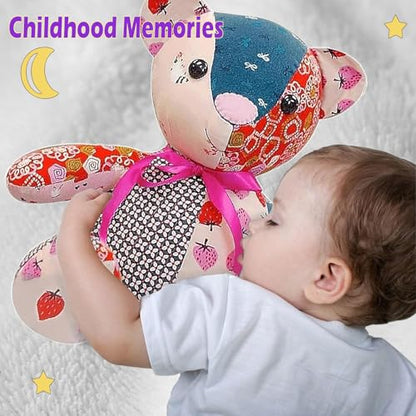 15in/Sitting Height 9in Fosdonge Acrylic Memory Bear Template Ruler Set with Detailed Instructions, Sewing Patterns for Beginners, Teddy Bear Quilting templates (Sitting Height 9in) - color: Sitting Height 9in