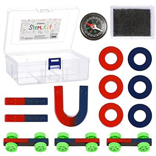 Sntieecr Labs Junior Science Magnetism Set for Experiment Education - style: Science Magnetism Set