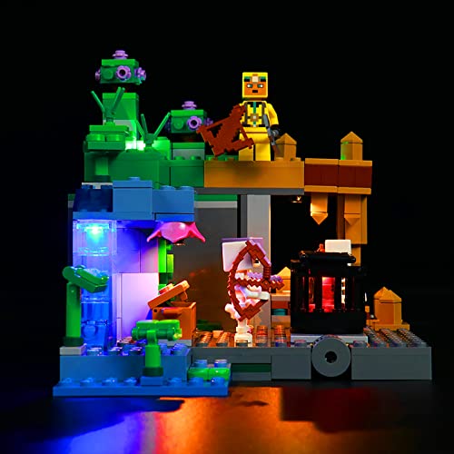 VONADO Led Light Kit Compatible with Lego 21189 Skeleton Dungeon, DIY Decor Lights for Lego Building Blocks