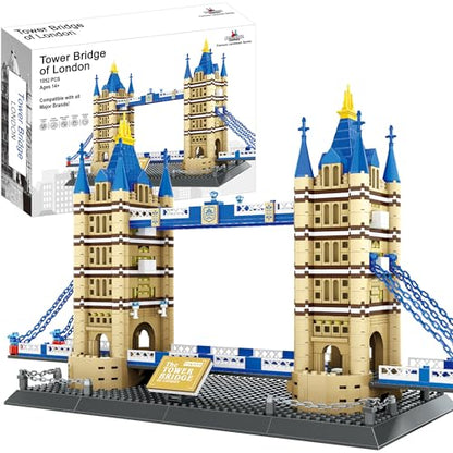 Tower Bridge Building Block Set – 1,052 Pieces, London Tower Bridge