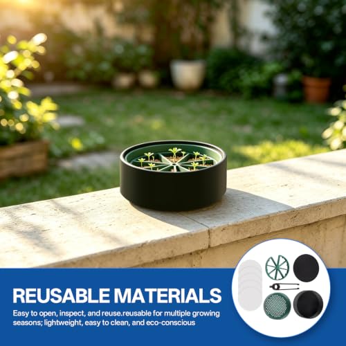 Smart Germination Kit (Includes Filters & Tweezers)-8 Compartments