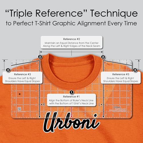 Tshirt Ruler Guide for Heat Press, Upgraded XL Vinyl HTV DTF Alignment - size: Upgraded Model (1 pack)