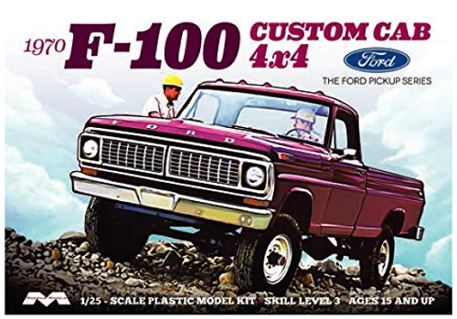 1970 F-100 Custom Cab 4x4 1:25 Scale Model Kit
