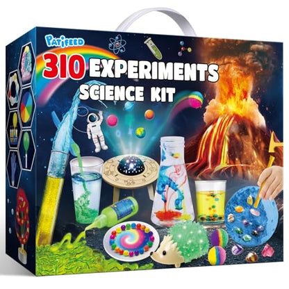 PATIFEED 310 Experiments Science Kit for Kids Chemistry Set S.T.E.M Toys - style: 310 Experiments kit