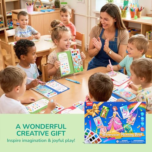 JoyCat 3 Pack Pocket Paint with Water Coloring Books for Kids - style: 3 Pack - Magical Pony & Ocean Princess & Animals