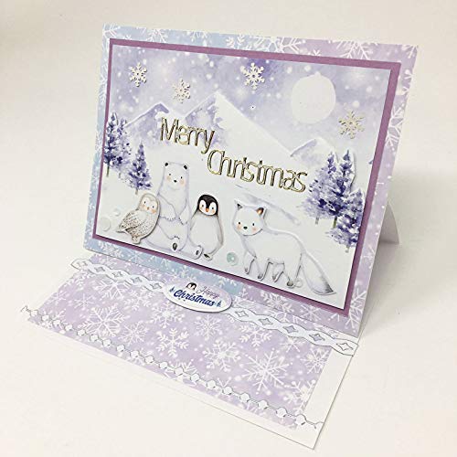 Paper Wishes – Dazzles Stickers Collection | Unique Stickers for Scrapbooking, Cardmaking, Gifts and All of Your DIY Crafting, Art and Creative Projects - Inspiration at Your Fingertips - color: Merry Christmas
