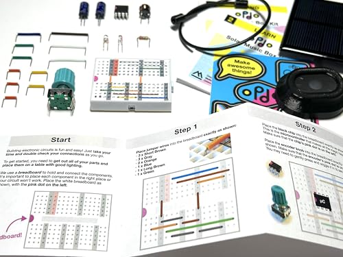 opdo Solar Music Box Kit | Turn Sunlight into Sound | STEM/STEAM DIY Circuit | Ages 9+ | Generative Musical Instrument | Ohio Made | Millions of Tonal and Rhythmic Patterns | opdo | Makefast Workshop