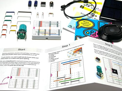 opdo Solar Music Box Kit | Turn Sunlight into Sound | STEM/STEAM DIY Circuit | Ages 9+ | Generative Musical Instrument | Ohio Made | Millions of Tonal and Rhythmic Patterns | opdo | Makefast Workshop