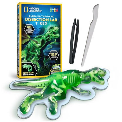 National Geographic Glow-in-the-Dark T. Rex Dissection Lab Kit for Kids - style: T. Rex Dissection Kit
