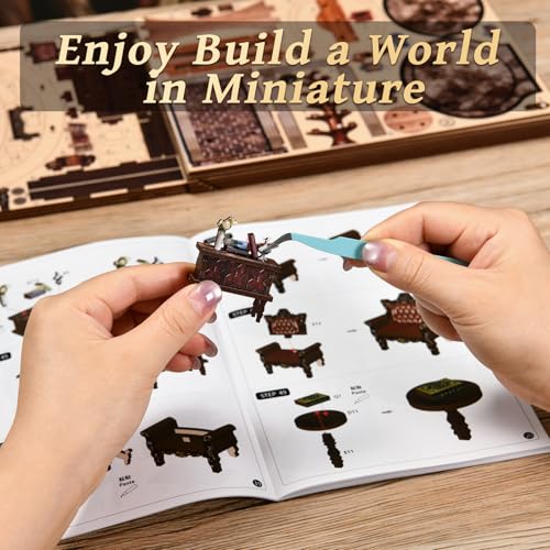 DIY Book Nook Kit, Library Booknook Kits for Adults