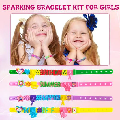 Friendship Bracelet Kit, DIY Jewelry Making Kit for Girl Ages 5-12 - color: Vibrant