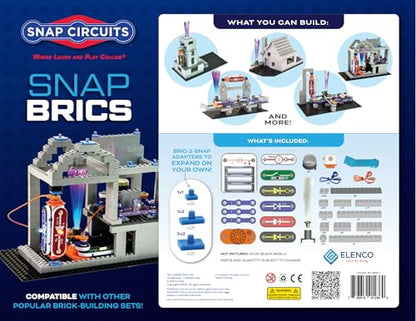 SNAP CIRCUITS BRIC Structures STEM Building & Electronics Kit, Ages 8+