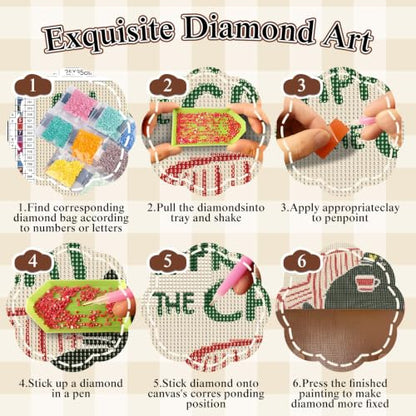 Animal Diamond Painting Kits for Adults,Funny Cat Spa Diamond Art Kits - color: KM1314-1