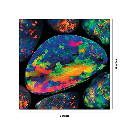 Origami Paper 200 sheets Birthstones 6" (15 cm): Photographic Designs of Gemstones: Double Sided Origami Sheets Printed with 12 Different Designs (Instructions for 6 Projects Included)